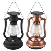 USB Rechargeable Camping Light Portable Hand Crank Generator Camping Tent Light Outdoor Solar Charging Waterproof LED Flashlight