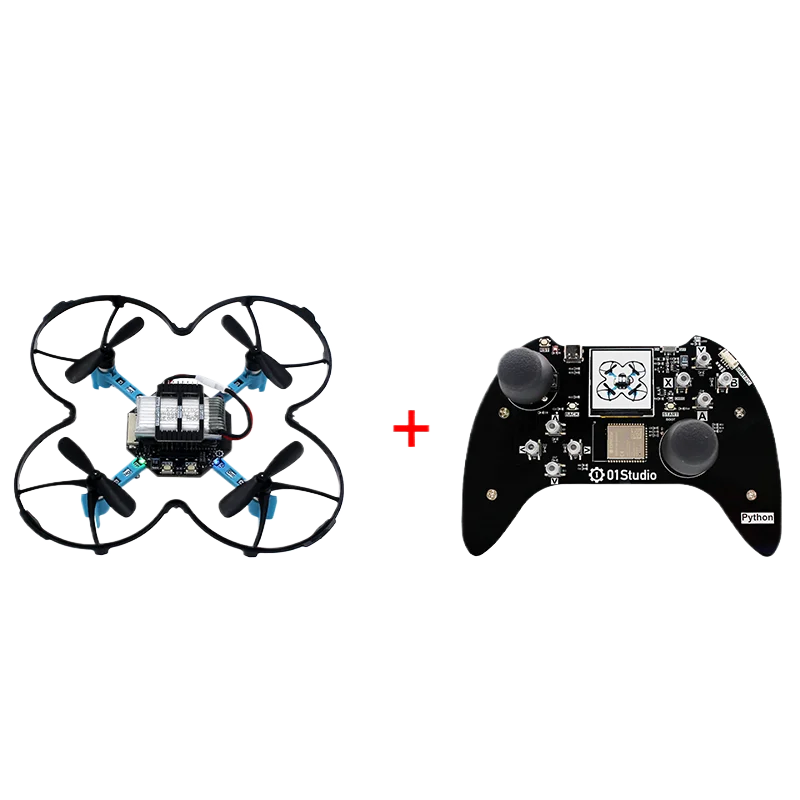 PyDrone Quadcopter Drohne Fernbedienung Flugzeug Python Programmierung Open Source DIY ESP32-S3