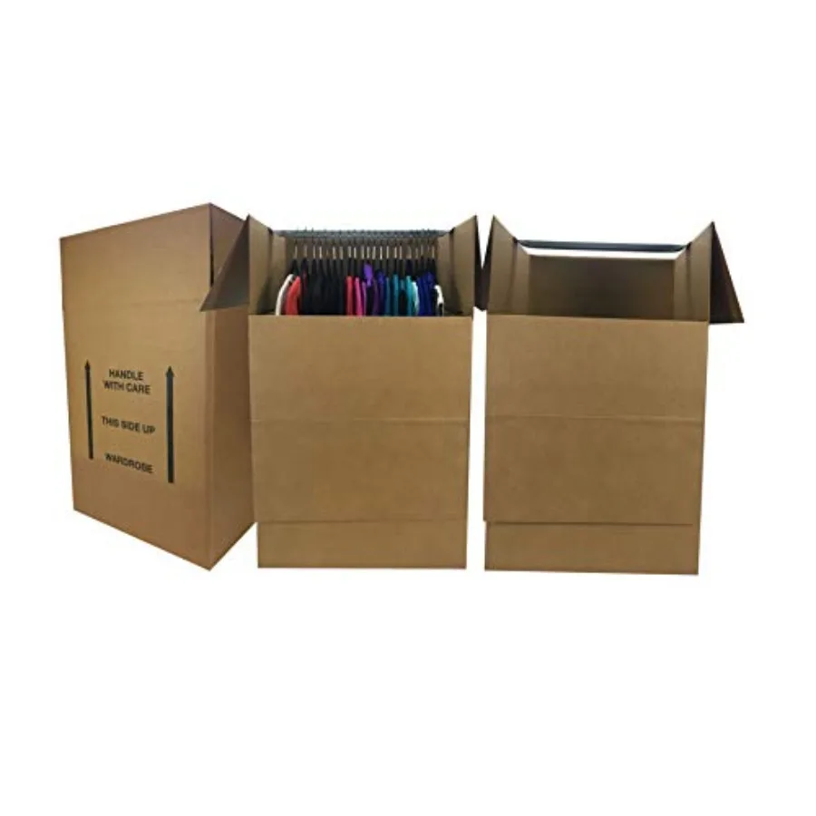

Moving Boxes Bundles Wardrobe Moving Boxes 24x24x40 Inches - Pack of 3