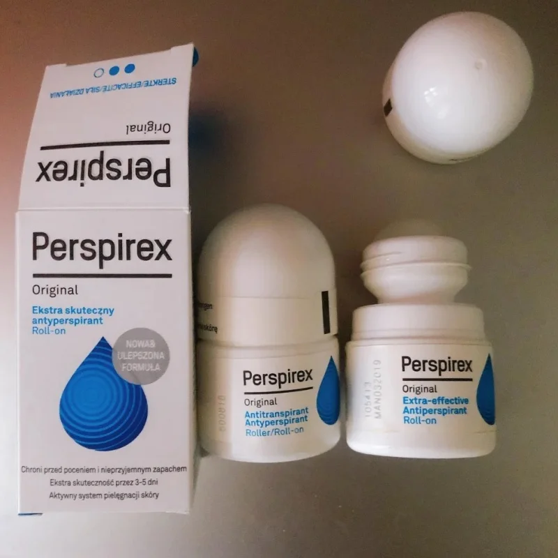 Perspirex Roll-on antitranspirante, forte conforto, controle original das axilas, suor odor desodorante, duradouro, não irritante