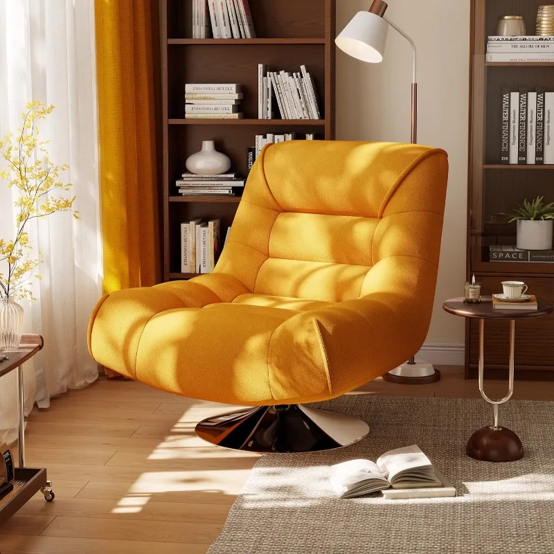 

Стулья для гостиной на балконе Relax, поворотные ленивые дизайнерские туалетные столики для гостиной, винтажный комод Fauteuil, постмодернистская мебель