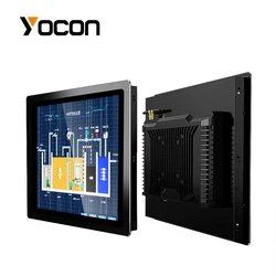 15 inch Embedded Aluminum 3rd Gen i3 4+128G Capacitive Touch Computer Industrial Panel Pc