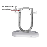 Dual Controller Charging Dock for PS VR2 Glasses Console Storage Stand for PS5 VR2 Game Handle Charge Base Accessory