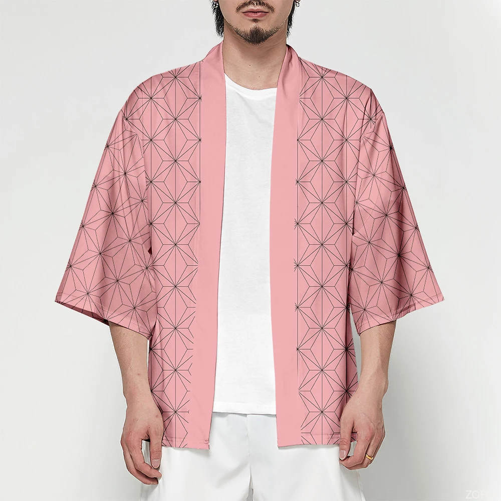 Devil Killer 3D Printed Japanese Anime Kimono Role Playing Men and Women Summer Casual Cool Street Dress image 6
