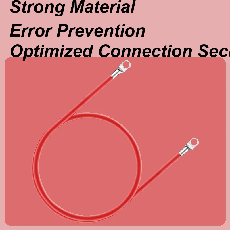 

Battery Cables Car Battery Cable Cord With Connectors Replacement Wiring Connection Accessories For Auto Engine Trucks