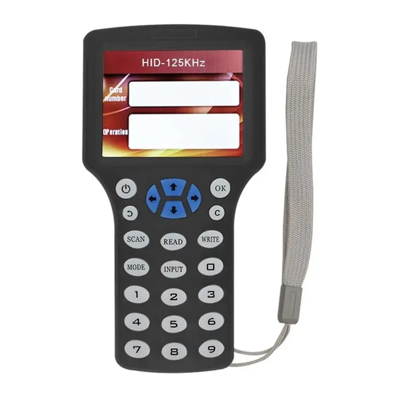 

Gift For Her 10 Frequency RFID Smart Card Reader Writer Duplicator 125Khz 13.56Mhz RFID Copier Key Replicator Programmer