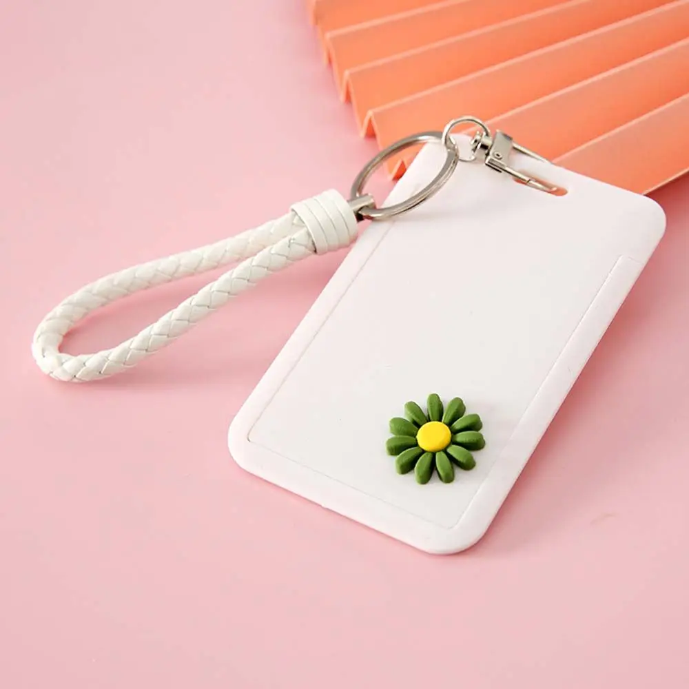 

Girls New Business Cartoon Children Bank Card Keychain Badge Case ID Card Holder