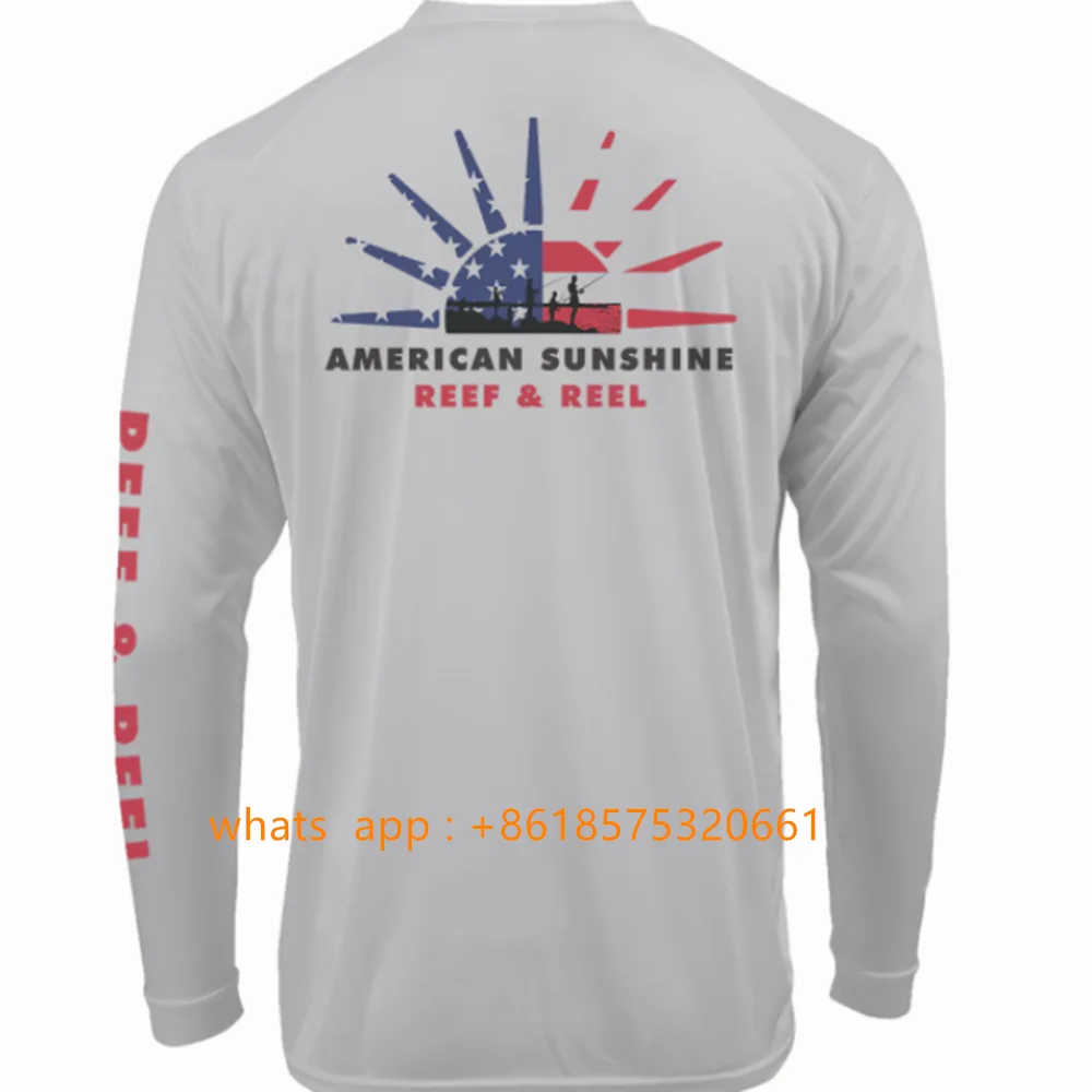 2025 جديد ملابس الصيد القمم ارتداء في الهواء الطلق هوديس طويلة الأكمام تي شيرت تنفس UPF 50 + الصيف الرجال قميص لصيد السمك التجفيف السريع #2