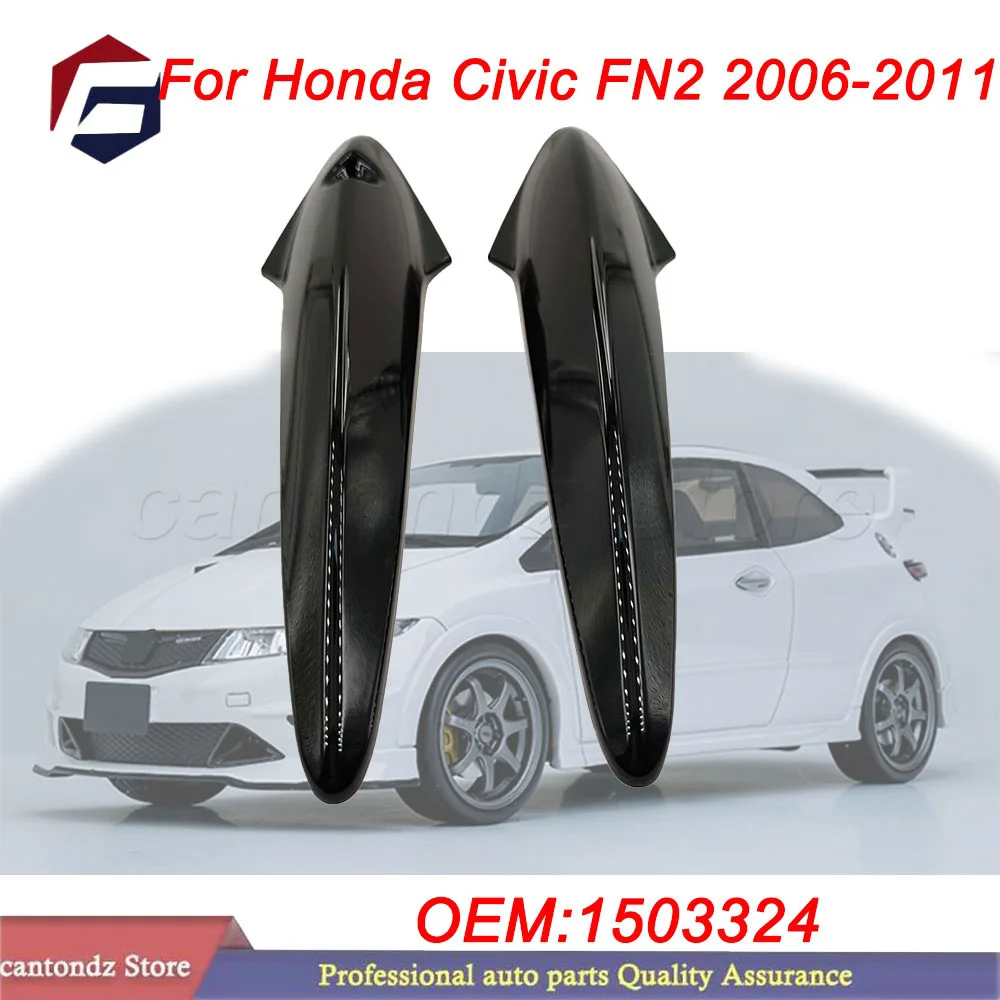 

For Honda Civic FN2 2006-2011 High Quality Gloss Black Door Handle Covers 1503324 Car Accessory Easy Installation