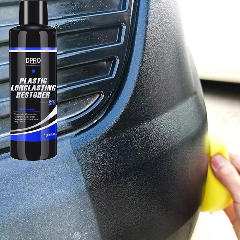 DPRO Car Plastic Restorer Polish for Interior Exterior Trim Long-lasting Cleaner Agent Hydrophobic Coating Car Chemicals  S15