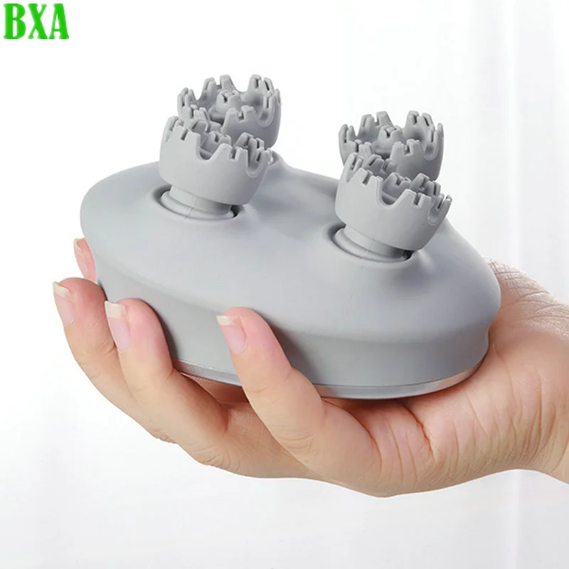 Waterproof Head Hair Massager Wireless 3D Scalp Massage Promote Hair Growth Body Deep Tissue Kneading Vibration Roller PG-2705