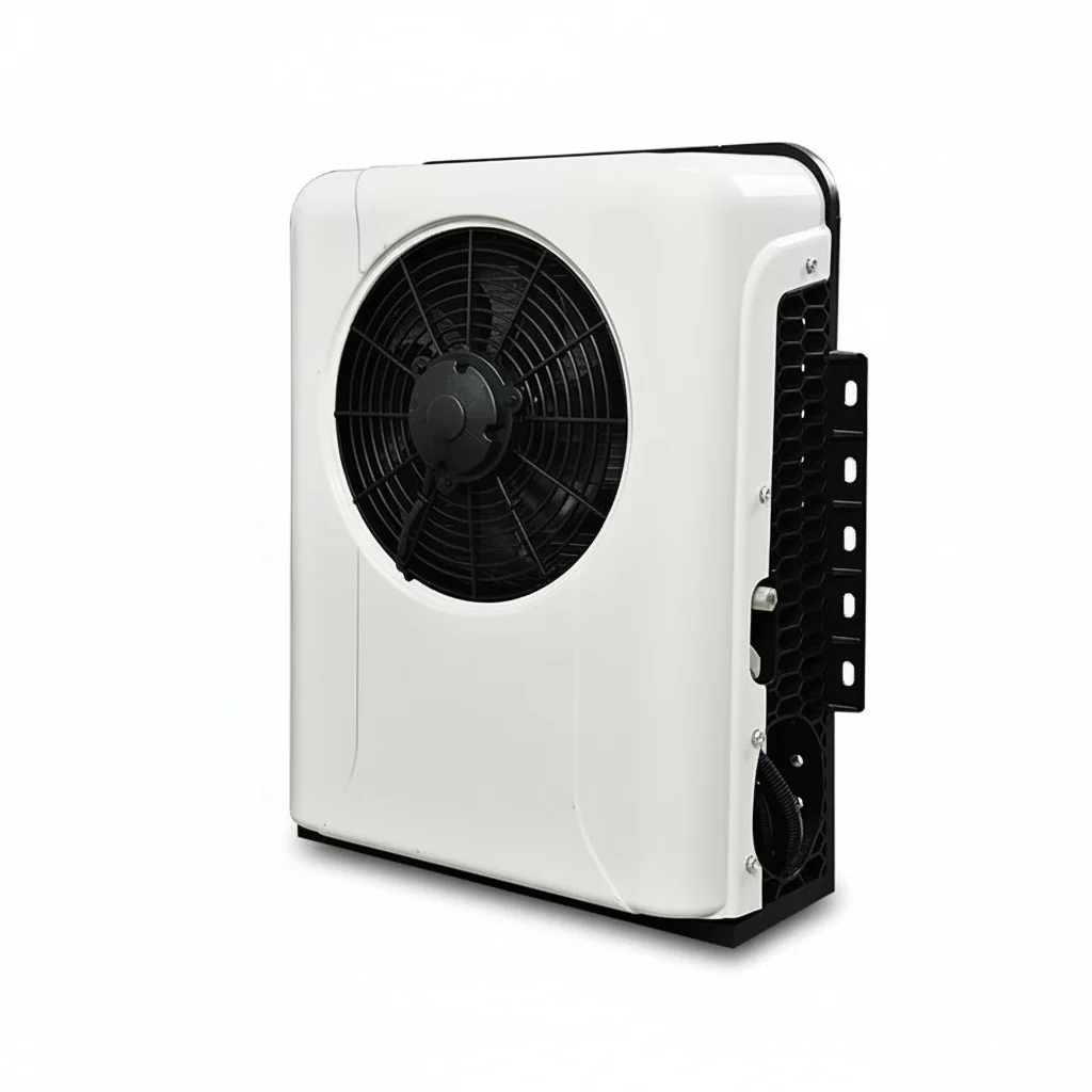 12V 24V Parking Air Conditioner, Heavy Duty Split Truck AC Unit for Caravan, Camper and Cabin, Auto Air Conditioning System,20KG