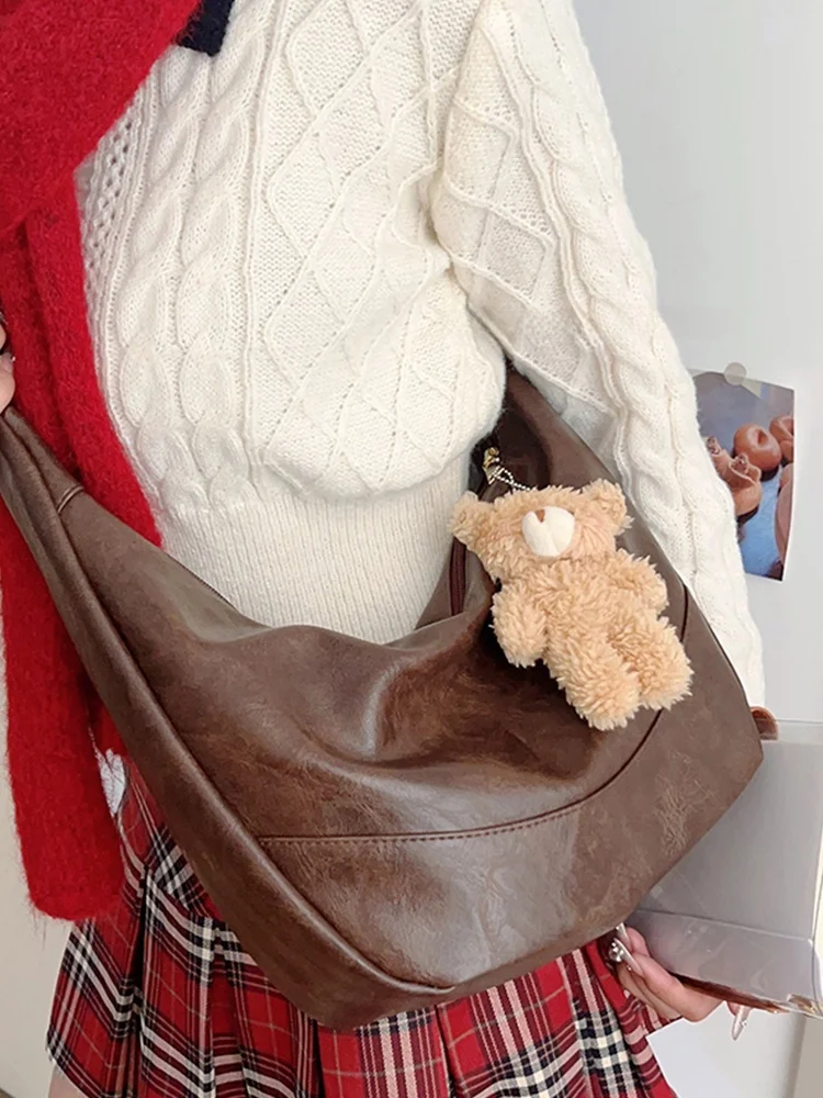 

Большая сумка-тоут Capaci, женская пригородная сумка через плечо на одно плечо, студенческая повседневная сумка, летняя новинка розового цвета