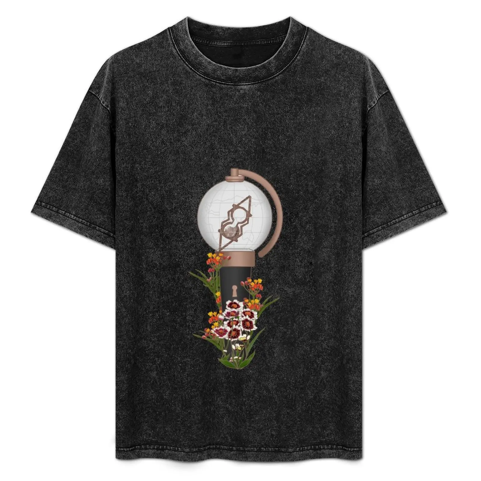 

ATEEZ Floral Lightstick kpop T-Shirt plus size clothes T-shirts man shirts graphic shirts graphic tee men