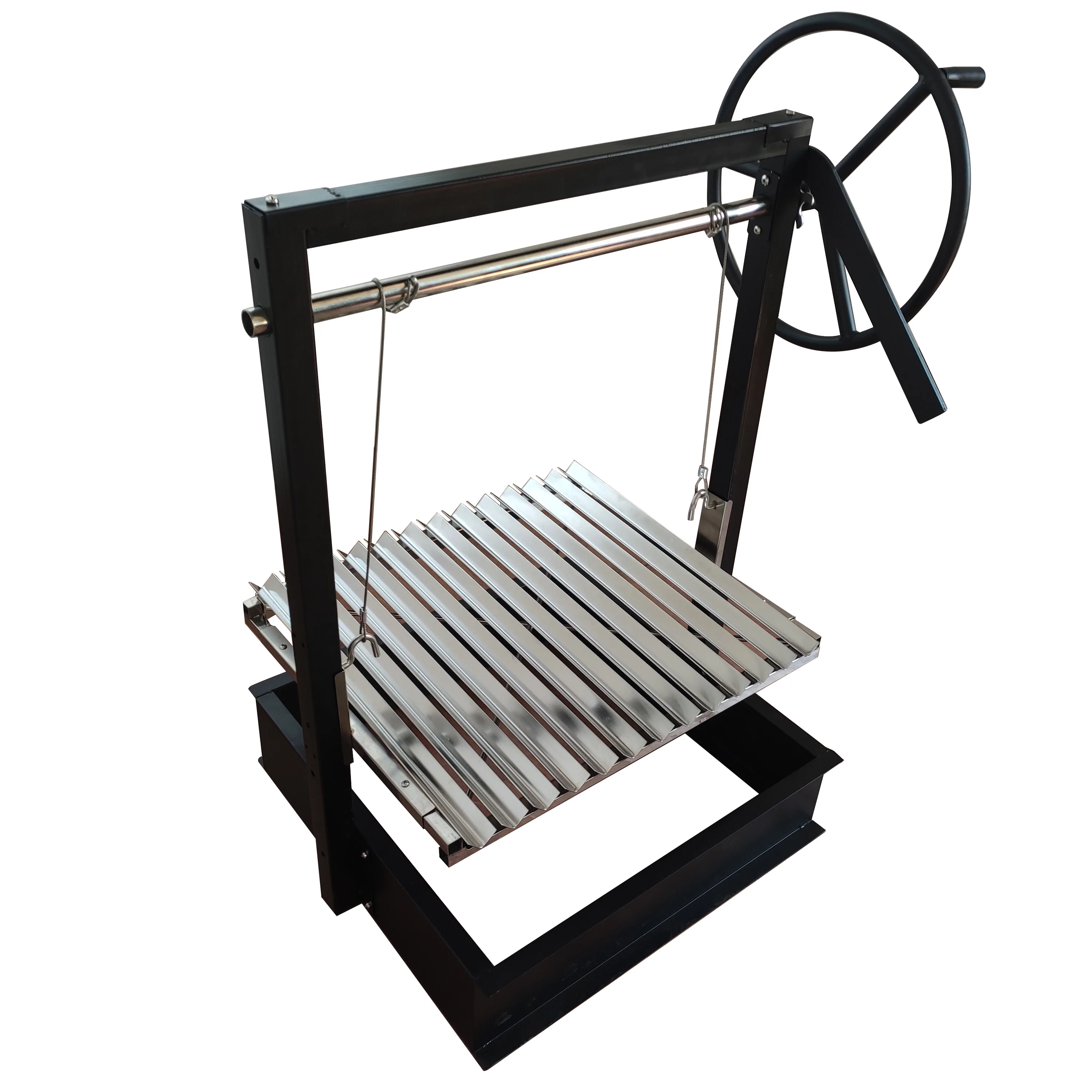 Backyard Counter Top Grill Argentina Asado Bbq Grill Kits With Flange Wheel