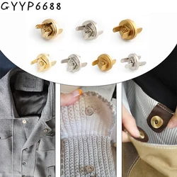 10/12/14/18mm Smooth Metal Magnetic Button For Handbag Garment Wallet Bags Round Double Sided Snaps Clasps Buckle Accessories