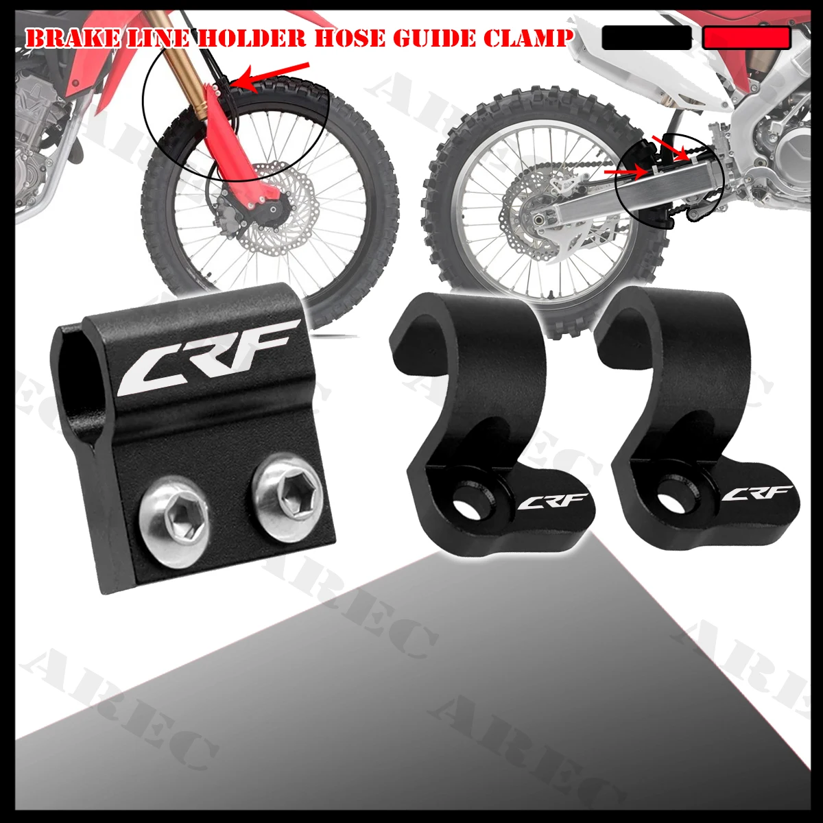 

Держатель тормозной магистрали, направляющий зажим для шланга для HONDA CRF250L CRF300L Rally 2017-2022 CRF 250L 300L, передние и задние линии, зажим для велосипеда для грязи
