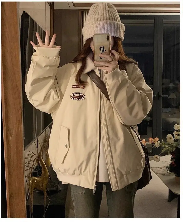 

Бейсбольные куртки высокого качества, женские зимние куртки с талией для путешествий, осень-зима, этнические скалолазание, монохромные, сверхмощные, женские Casaco