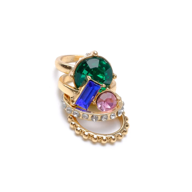 Amorita boutique Multi-layer color fashion Ring