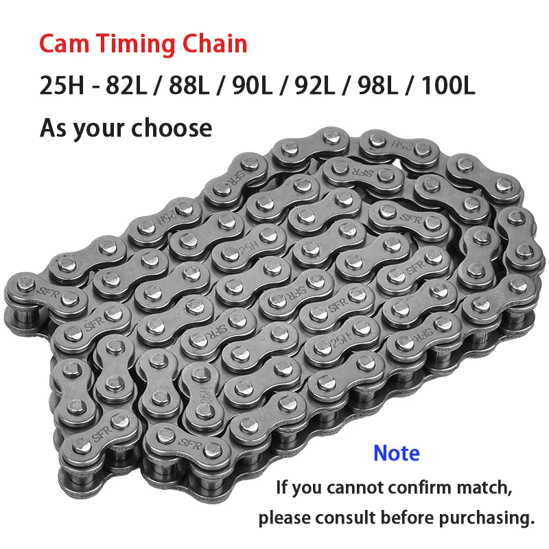 

Цепь ГРМ мотоцикла 25H 82L 88L 90L 92L 98L 100L 82 88 90 92 98 100 звеньев L Link для YAMAHA ATV HONDA SUZUKI