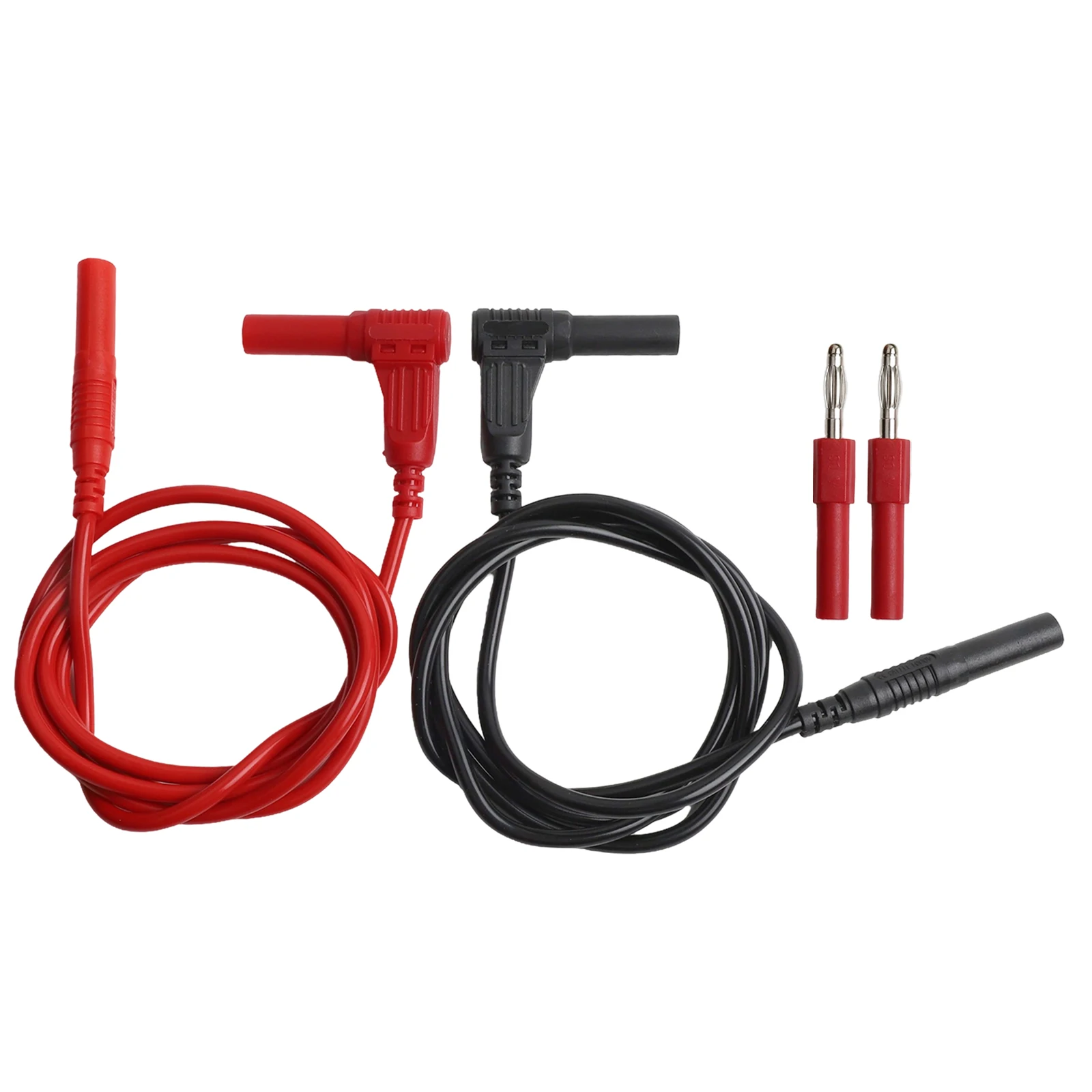 Electrical Testing 4MM Banana Connector Great For Electronics Red Banana Connector 1m Length Soft Wire Casing Electrical