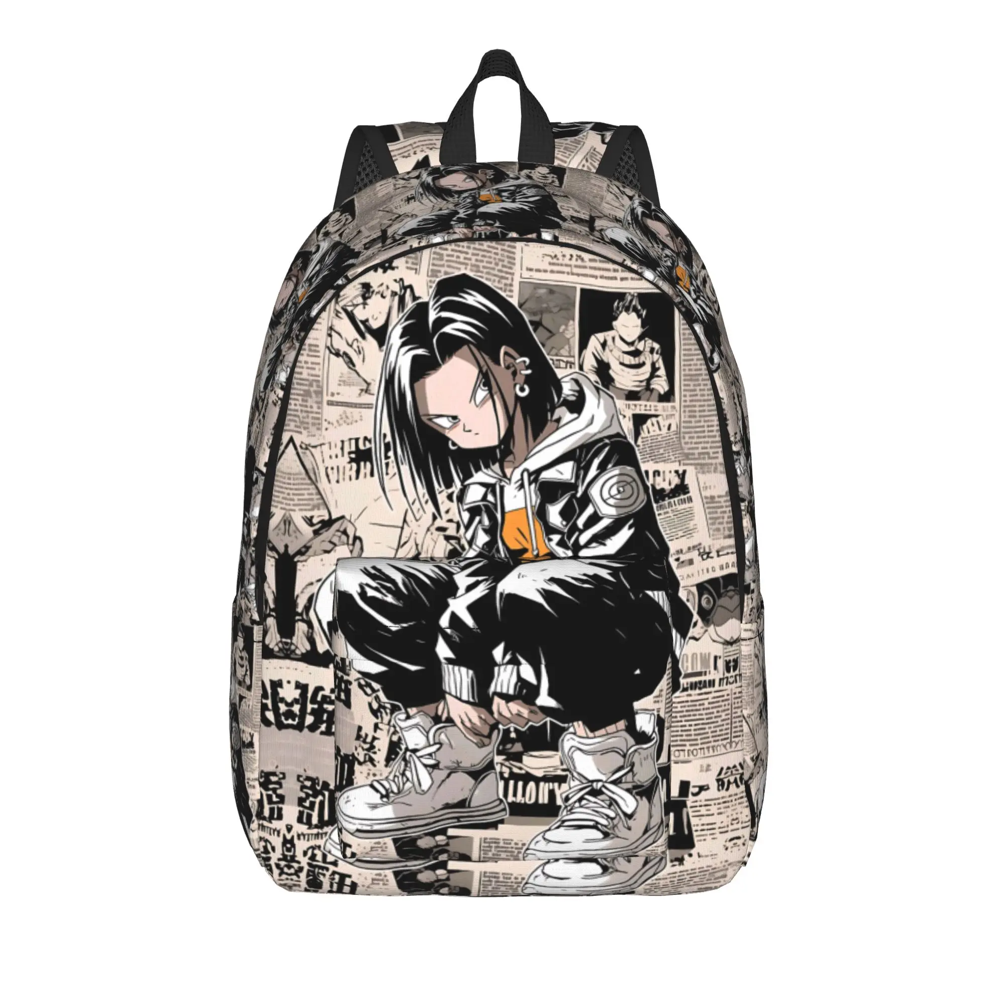 

Fashion Dragon Ball Z Goku Backpack Mochilas Portable Hiking Retro Washable Rucksack