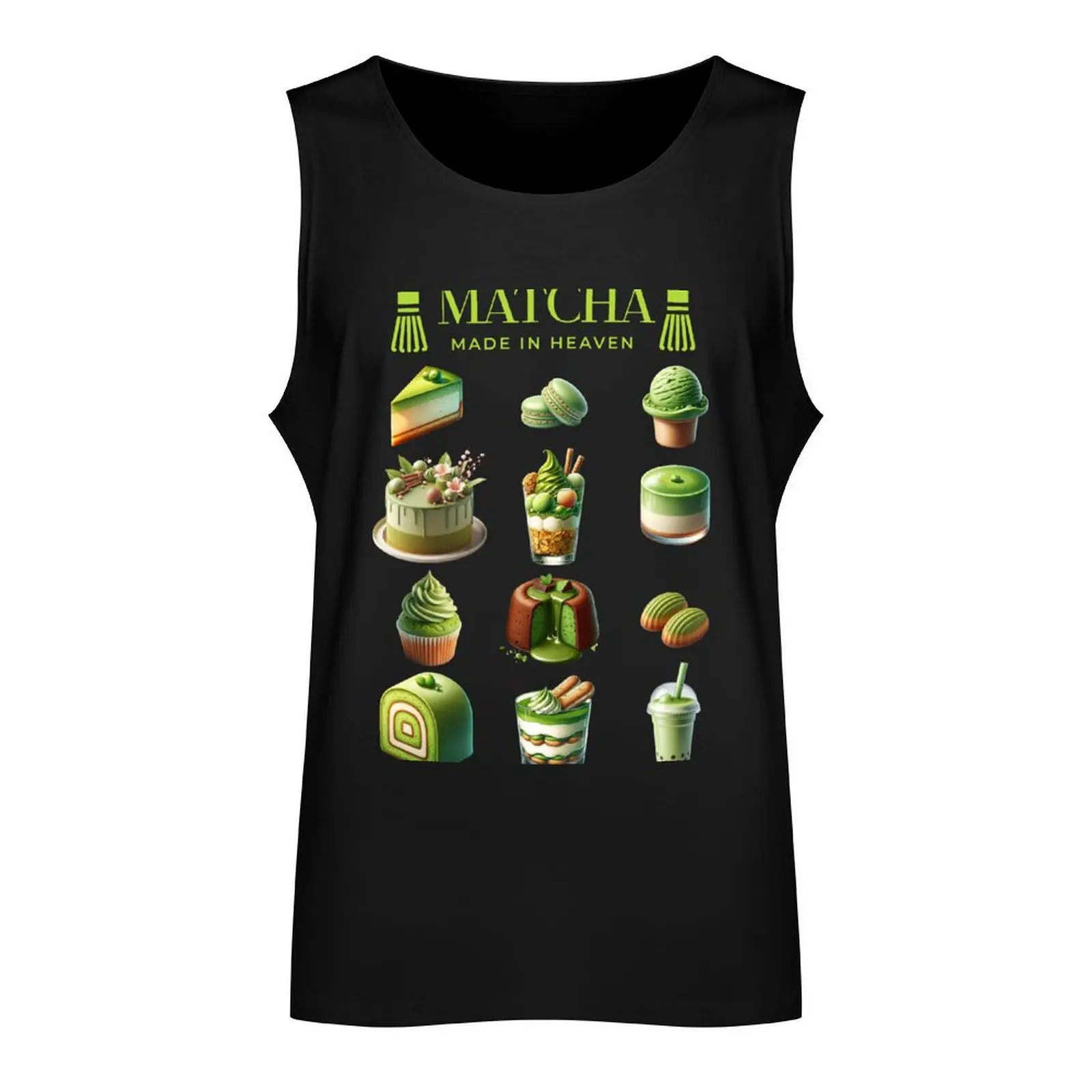 Matcha Made in Heaven Tank Top Sportswear for men sports vest Men's t-shirt