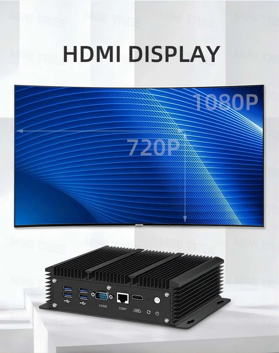 Intel Core i3 8140U i5 8260U 10210U i7 10510U Mini PC 6x2.5G Lan Fanless Firewall pfSense Home Office Network Server VPN Router