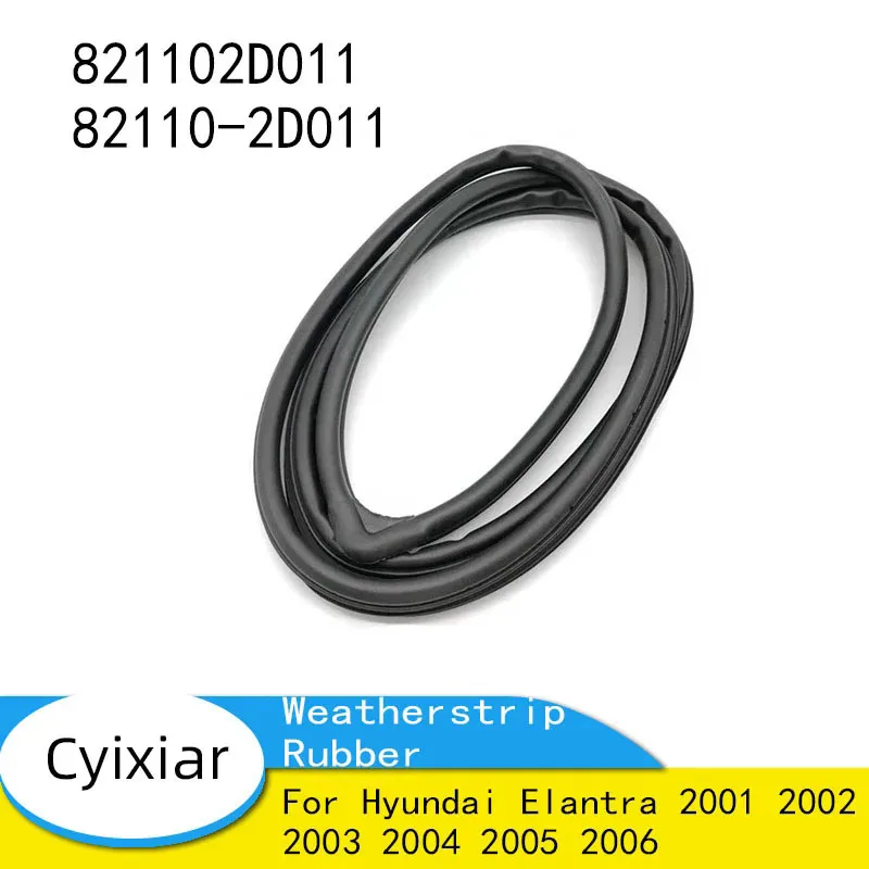 

For Hyundai Elantra 2001 2002 2003 2004 2005 2006 Front Left Door Weatherstrip Rubber Side Door 821102D011 82110-2D011