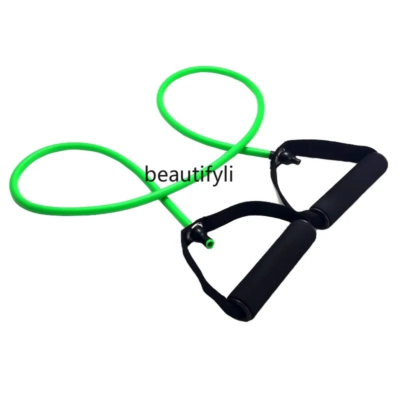 Yoga fitness one-word tension rope Household stretching elastic belt Arm force Multifunctional puller Resistance belt