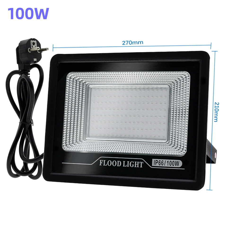 ALIEN 100W LED Waterproof 392nm UV Black Light Stage Blacklight Ultraviolet Flood Lamp for Halloween Xmas Dance DJ Disco Party