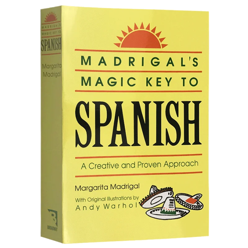 Madrigal Magic Key To Spanish Learning Book English-Spanish Bilingual Textbook Learn Spanish Easily Vocabulary Book