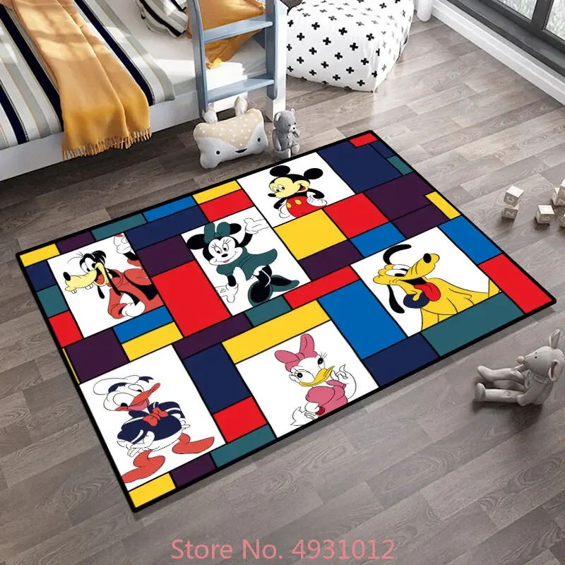 

Disney Good Friends Mickey Minnie Mouse Baby Kids Play Mat Children's Mats Rug Carpet for Living Room Kitchen Home Floor mat