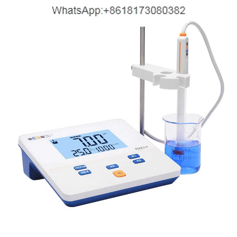 

Shanghai Leici PHS-25 desktop pH meter digital acidity meter E-201F electrode 4.00/6.86/9.18