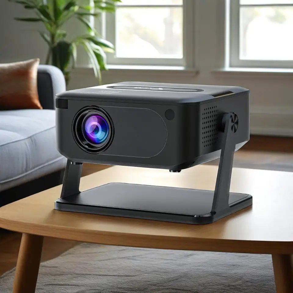 XNANO Projector With Rotating Stand HA109 Wireless Large
