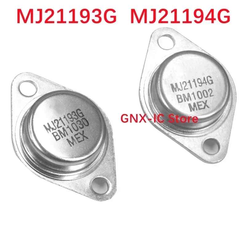 10Pairs 100% Real Original New MJ21193G MJ21194G Transistor MJ21193 MJ21194 Power Amplifier