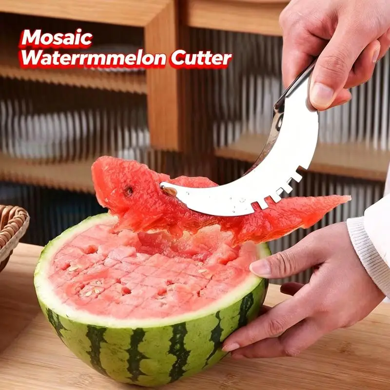 2-in-1 Watermelon Cutter Slicer Tool – Create Clean 1
