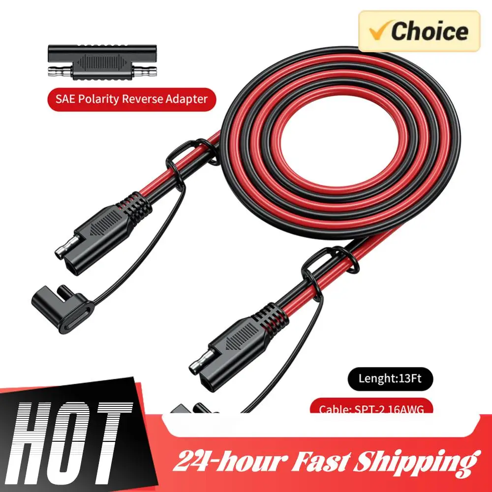 

Battery Charging Cable SAE To SAE 12V-36V Car 16AWG Line Quick Disconnect Extension Cable Solar Plug Cord Power Cable Connector