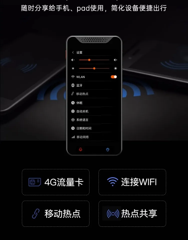 Offline translator Multilingual learning 4G real-time simultaneous interpretation translator Recording camera translation pen