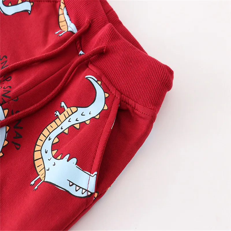 Jumping Meters Animals Kids Sweatpants Hot Selling Toddler Baby Clothes Full Length Drawstring Children\'s Trousers Pants