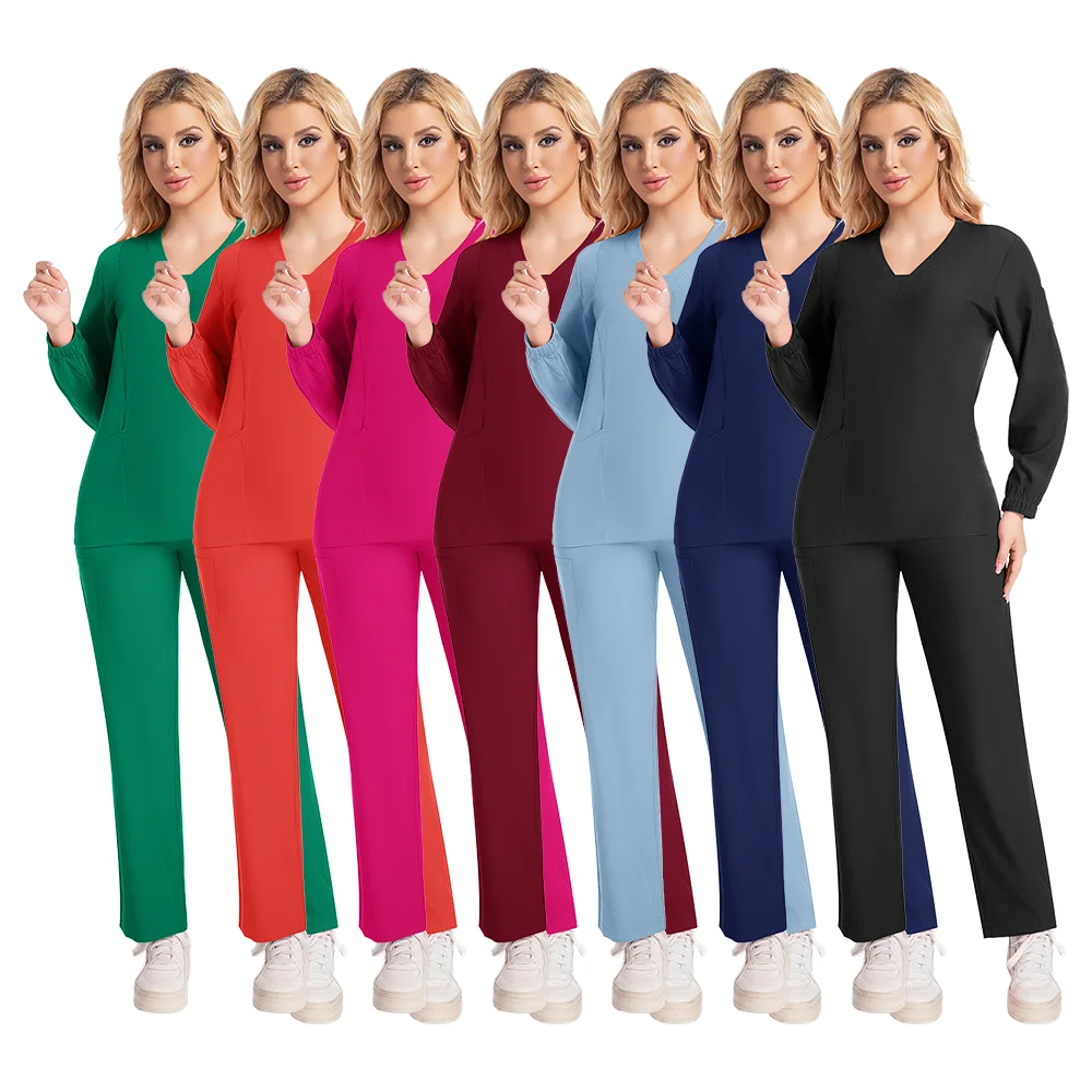 

Nurse Uniform Clinical Suit Woman Medical Accessories Work Clothes Patient Wear Clothing Short Sets Dentistry Coats for Women
