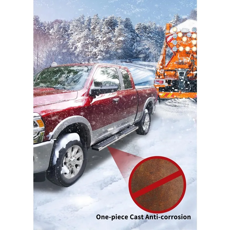 لوحات تشغيل 6.5 بوصة متوافقة مع 2019-2025 Chevy Silverado/GMC Sierra 1500 Crew Cab، 2020-2025 2500HD 3500HD