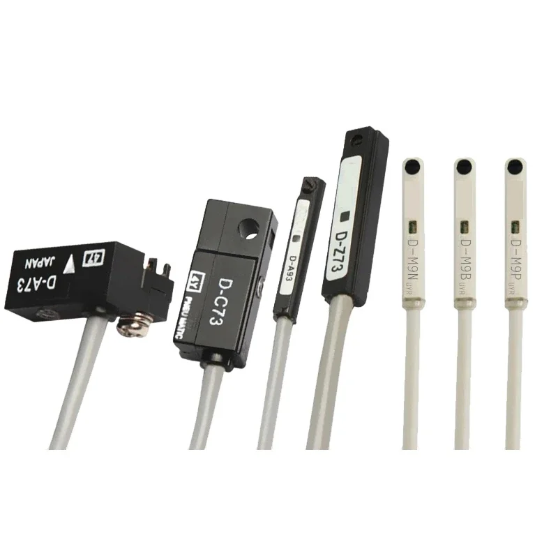 Électrovanne Magnetic D-A93 D-Z73 D-C73 Switch Cylinder Sensor Solenoid D-A73 D-M9B D-M9N D-M9P D-M9NV D-M9BV D-M9PV D-F8B D-F8N D-F8P D-Y59 Pneumatique — détail 1
