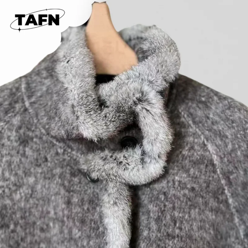 Conjunto de calças femininas chiques de ajuste fino com blazer combinando conjunto de calças femininas de ajuste fino para um visual moderno e chique AJ1855