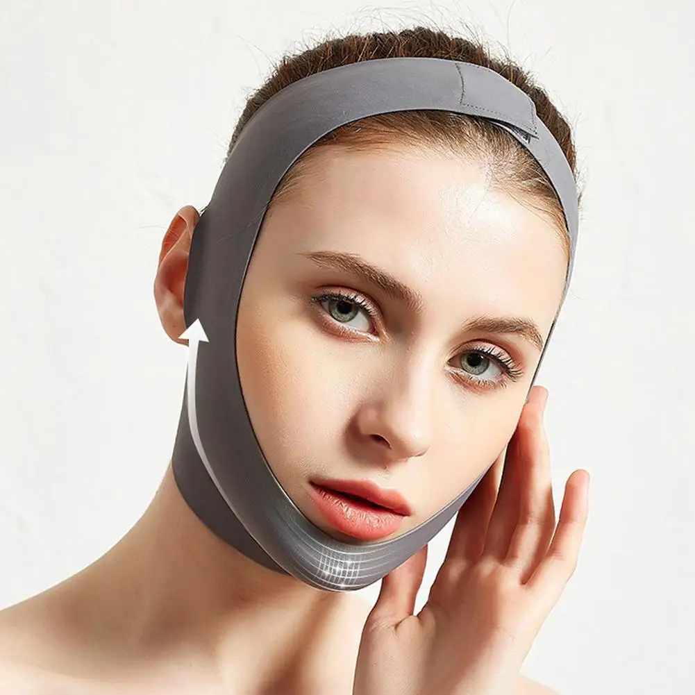 풀 커버리지 V페이스 밴드 페이셜 슬리밍 스트랩 홈케어 페이스 리프팅 마스크 페이셜 컨투어링 마스크 탄력있는 피부 관리 도구