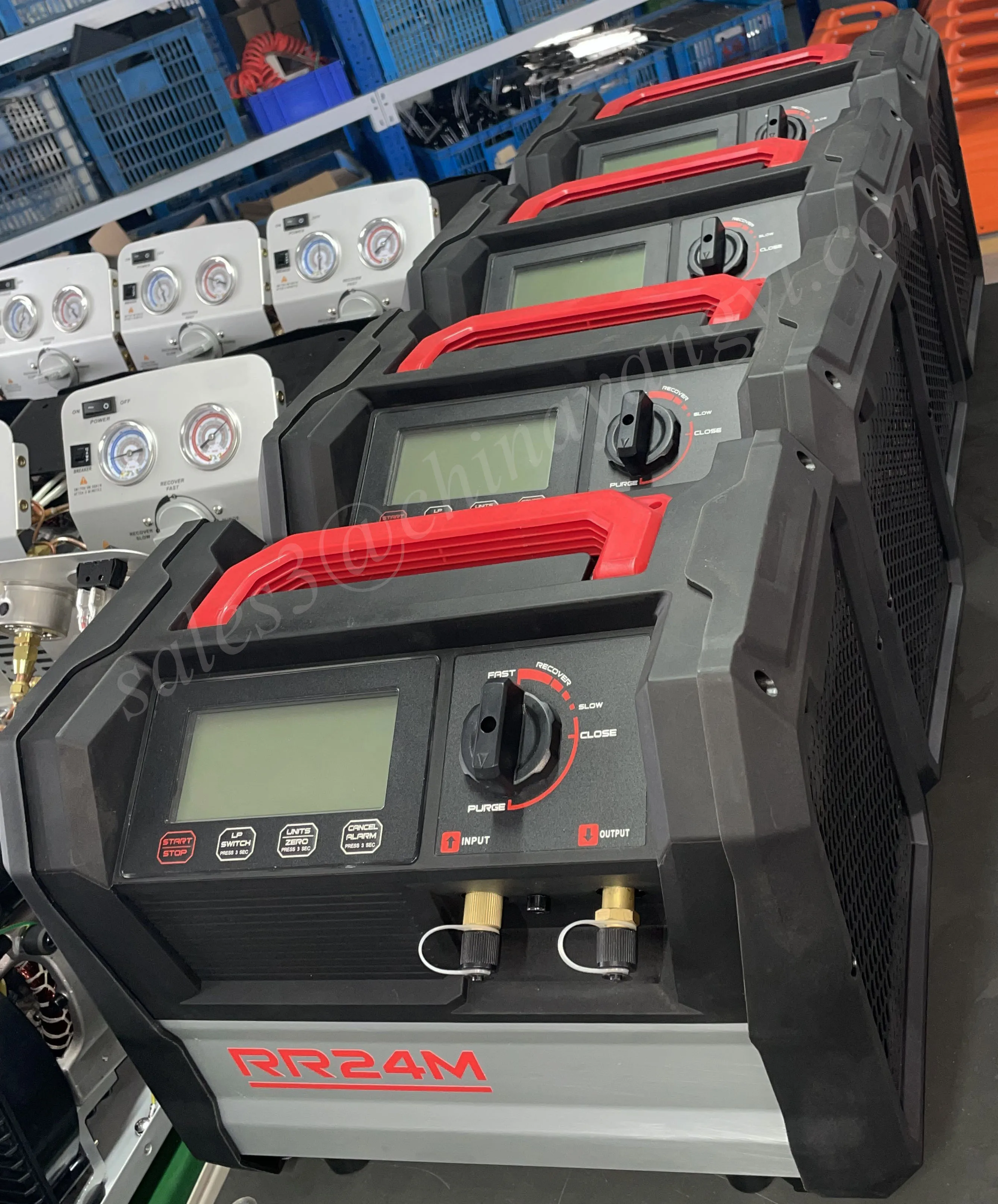 New Products Complete A/C Recovery System Twin Cylinder Gas R134a/R1234yf DC Recycling Unit with 80% Overcharge Protection - Image 2