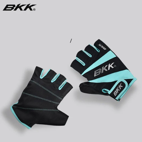 Imagen 2 del producto 1 par de guantes de pesca BKK, guantes de medio dedo para hombre, guantes tácticos para exteriores, guantes deportivos para tiro, caza, motocicleta, ciclismo