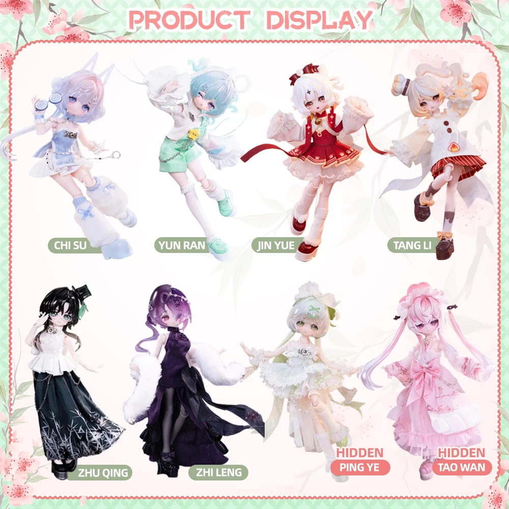 In Stock Genuine Come4free Lucky Little Sign Spirit  1/8 BJD Blind Box Movable Joint Doll Cute Figurine Ornament Holiday gifts view 3