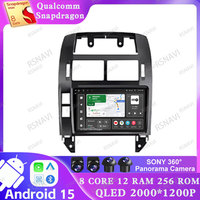 Android 15 Car Radio For Volkswagen VW Polo MK4 6Q 9N 9N3 2004 2005 2006 2007 2008 2009 AUTO Snapdragon Viedo Player Systems BT