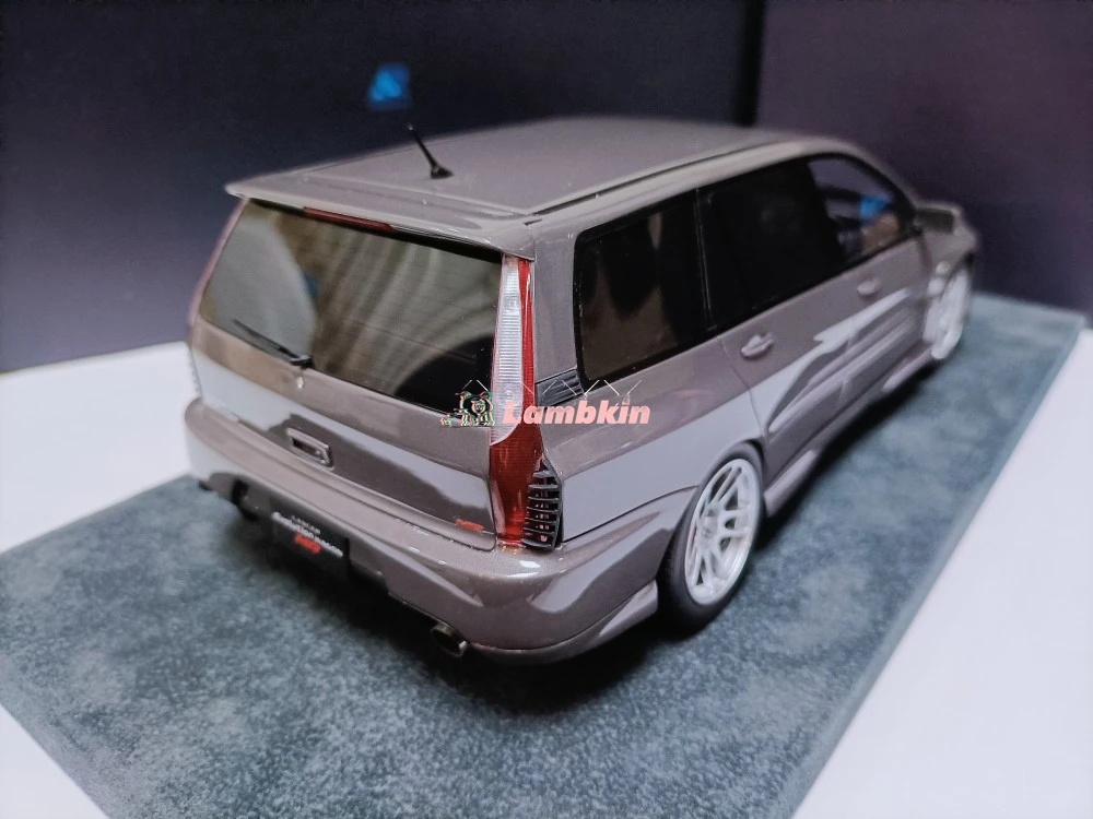 Engup 1/18 For Mitsubishi Evo9 Varies Dark Gray IX Widebody Conversion Touring Car Model